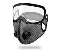 THINCAN Filtre réutilisable anti-poussière unisexe pour le visage avec filtre respirant Earloop Pollen pour le cyclisme en plein air Masque facial