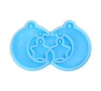 THINCAN Forme holographique de la lumière et de l'ombre Résine Étoile en Silicone Boucle d'oreille Pendentif pour porte-clés époxy Bijoux