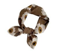 THINCAN Foulard respirant pour femme en coton et lin Tissu mélangé Foulard et foulard à la mode pour le sommeil nocturne et la décoration de sac à main Foulards légers pour femmes, Narcissus Color