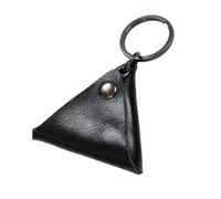 THINCAN Guitar Plectrum Sac de rangement pour pick de guitare triangulaire Sac de rangement pratique pour pics, Noir