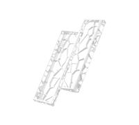 THINCAN H60 Étui de clavier en aluminium pour Mad60/Win60 Base légère ventilée avec design antidérapant et amortisseur Clavier de dissipation de la chaleur pour jeux