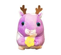 THINCAN Hamster/lapin/cerf portable agréable pour enfants - Jouet de friction - Cadeau pour bébé - Cadeau d'ambiance - Jouet en coton enroulé