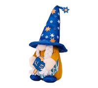 THINCAN Hanukkah Poupées gnomes pour festival juif Fait à la main Peluche Hanoukah Poupées naines scandinaves Décorations de table