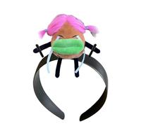 THINCAN Joli bandeau de poupée de dessin animé drôle tressé bandeau de cheveux épingle à cheveux parfait pour fête cosplay coiffure bijoux