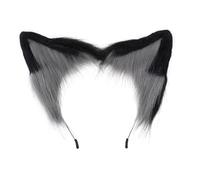 THINCAN Joli chaton en forme d'oreille de cheveux Hoop Cosplay Personnage Anime Bandeau Live Broadcast Cosplay Couvre-chef pour adolescente femme