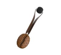 THINCAN Jouet à mâcher pour chien de haricot - Pour le nettoyage des dents - Distributeur de nœuds interactif - Design en caoutchouc - Pour la santé des chiens