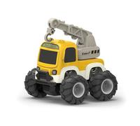 THINCAN Jouet de voiture pour bébé avec articulations flexibles Simulation pelleteuse/chariot/grue/pour camion citerne tout-petit bac à sable camion T
