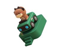 THINCAN Jouet de voiture pour tout-petit en forme d'animal Jouet de friction Cartoon Combattant pour véhicule Modèle de dessin animé passionnant pour tout-petit Jouet pour bébé Jouet pour enfants