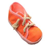 THINCAN Jouet pour chien rempli Crinkle & Squeak Jouet en peluche pour chien Beau jouet à mâcher interactif en forme de chaussure pour chiens Protéger les meubles