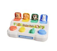 THINCAN Jouets pour les causes et effets amusants pour les bébés avec motifs d'animaux pop-up Les jouets de société pour l'éducation des tout-petits Plongée