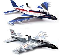 THINCAN Kit d'avion électrique en mousse de 12" - Modèle Flying Toy - Planeur alimenté par USB - Cadeau pour garçon - Easy Flyer Science STEM