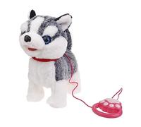 THINCAN Laisse Chien de marche électrique Jouet Simulation Chant Chiot Jouet Aboiement Chien en Peluche Jouet Bébé Craw Jouet éducatif Cadeau pour tout-petit