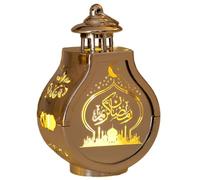 THINCAN Lampe LED Eidmubarak 2024 pour festival du Ramadas - Décoration de pièce de fête islamique