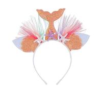 THINCAN Little Baby Party Bandeau Fil à Maille Bandeau Mignon Fille Épingle à cheveux Accessoires photo parfaits pour 1er anniversaire