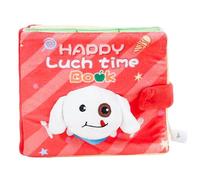 THINCAN Livre de couinement pour chiens de compagnie - Livre de jouets en peluche - Recherche de nourriture - Jouet pour chien - Interaction - Jouet - Biting Conzzle Puzzle Livres