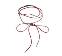 THINCAN Longueur réglable Collier long avec accent nœud papillon Accessoires de mode polyvalents pour femmes