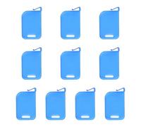 THINCAN Lot de 10 boîtes de rangement en plastique pour cartes de commerce - Silencieux - Séparateur de panneau - Pour barrière de rangement
