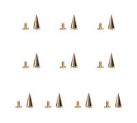 THINCAN Lot de 10 crampons à vis en alliage de rivets pour bracelets en cuir et collier de chien