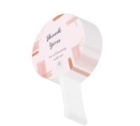 THINCAN Lot de 10 fans de main de mariage avec des mots reconnaissants - Parfait pour les invités lors de fêtes de cérémonie et d'anniversaire, de cérémonie en plein air