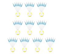 THINCAN Lot de 10 grains de pièce en silicone pour la gestion des lignes Protection des nœuds Accessoires de pêche Anti-enchevêtrement