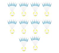 THINCAN Lot de 10 grains de pièce en silicone pour la gestion des lignes Protection des nœuds Accessoires de pêche Anti-enchevêtrement