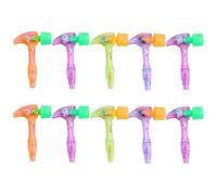 THINCAN Lot de 10 marteaux lumineux lumineux avec LED Light Picking Light Up Marteau Toy Kids Jouet éducatif
