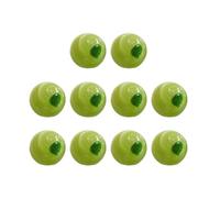 THINCAN Lot de 10 pots en verre à feuilles de fruits réalistes Décoration magique pour travaux manuels créatifs et accessoires de bijoux