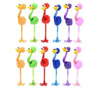THINCAN Lot de 12 stylos à bille mignons, jouets de décompression, pour Halloween, fête de Noël, décoration de bureau