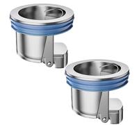 THINCAN Lot de 2 noyaux de drainage en cuivre anti-odeurs pour salle de bain de toilettes Filtre auto-étanche anti-insectes