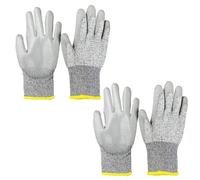 THINCAN Lot de 2 paires de gants de protection anti-coupures de haute performance Gants de protection respirants Gants résistants à la coupe