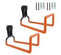 THINCAN Lot de 2 supports de tuyau en métal robuste pour montage mural Crochet de tuyau d'eau solide pour une utilisation en extérieur et des conceptions économiques spatiales Gestion de la cour