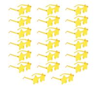THINCAN Lot de 20 lunettes de soleil transparentes avec étoiles de couleur bonbon sans monture pour festivals, événements, lunettes de soleil amusantes, d, Taille unique