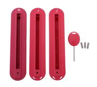 THINCAN Lot de 3 boîtes à palmes de surf avec bouton et vis pour de superbes performances - Support de prise pour queue de surf