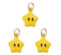 THINCAN Lot de 3 tiges portables pour attraper des gâteaux dorés avec un gâteau plaqué or et charme pour les projets d'artisanat