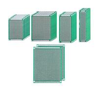 THINCAN Lot de 36 cartes PCB multidimensionnelles 1 6 mm d'épaisseur prototypage en fibre de verre pour circuits analogiques et projets double face