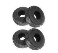 THINCAN Lot de 4 pneus de contrôle à distance pour modèle de voiture Crawler en caoutchouc pour accessoires de télécommande Modèle de profil réaliste