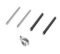 THINCAN Lot de 4 pointes de recharge capacitives en métal pour ordinateur portable Pro7 6 5 4 (2 pièces en métal + 2 embouts en plastique)