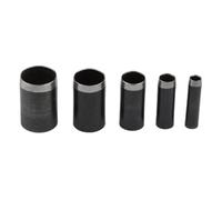 THINCAN Lot de 5 emporte-pièces ronds pour cuir - Pour ceinture en cuir, montre, bracelet, œillet en métal - Outil de poinçonnage