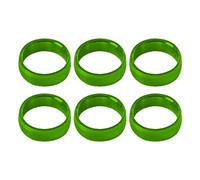 THINCAN Lot de 6 ailettes de fléchettes, protection de la queue pour pointe souple en acier doux, jouets de divertissement, alliage d'aluminium, économies d'avion, anneaux de queue