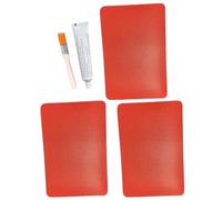 THINCAN Lot de 6 surfaces de réparation gonflables en PVC - Surfaces de réparation de radeau gonflables - Pour canoë, kayak, radeau en PVC