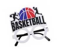 THINCAN Lunettes de basket-ball Monture drôle Lunettes de basketball Sport Thèmes Fête Décorations d'anniversaire pour femmes hommes Lunettes décoratives amusantes
