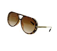 THINCAN Lunettes de soleil tendance avec cadre en polycarbonate Design à double faisceau Lunettes confortables pour adultes Protection solaire en plein air, Cadre imprimé léopard, Taille unique