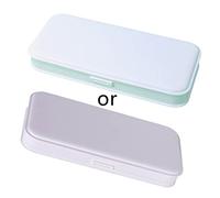 THINCAN Macaron Crayon pour boîtier Fournisseur de papeterie multifonction Givré PP Stylo en plastique Stockage de cosmétiques pour boîtier O filles pas cher, Blanc