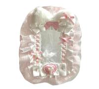 THINCAN Mallette photo en dentelle - Porte-cartes photo - Protège-carte de bus - Jolies couvertures - Sac de rangement - Belle protection de bus - Mignon - Pour filles, b