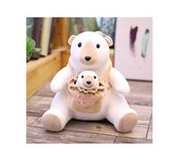 THINCAN Maman Enfants Poupées pour Salon Chambre Bureau Panda/Kangourou/Ours Polaire/Hérisson/Pangolin Pour Créatif Mignon