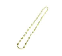 THINCAN Mardi Gras Colliers de perles métalliques de couleur vive Accessoires portables pour défilés de carnaval Décorations de fête