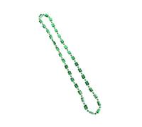 THINCAN Mardi Gras Colliers de perles métalliques de couleur vive Accessoires portables pour défilés de carnaval Décorations de fête