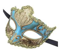 THINCAN Masque de mascarade Masque pour les yeux peint à la main Accessoire de costume d'Halloween pour Halloween Femmes Halloween Masquerade Eyewears