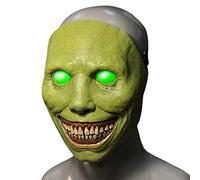 THINCAN Masque d'Halloween effrayant Démons souriants Les Méchants Accessoires de Cosplay Screads Jeux Masque en latex Costume d'Halloween