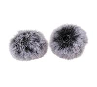 THINCAN Microphones professionnels éoliens avec filtre à double couche Fibre résistante aux fibres Mises à niveau pour les enregistrements extérieurs Microphones légers Pare-brise